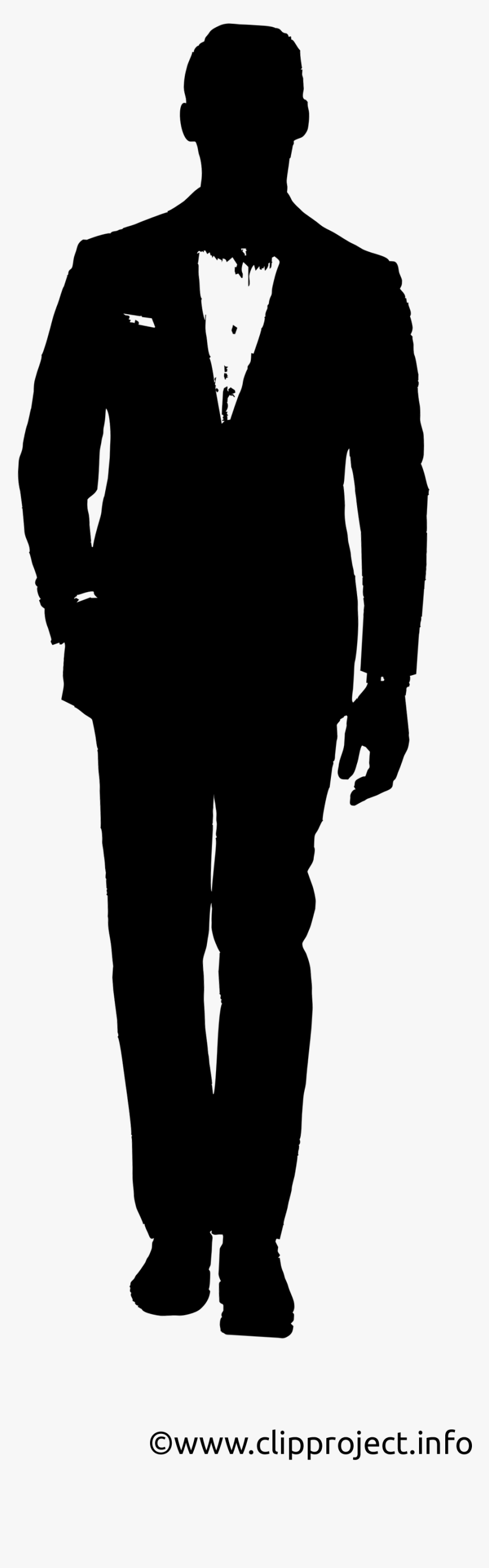 Transparent Man In Suit Silhouette Png - Male Model Clip Art, Png Download, Free Download