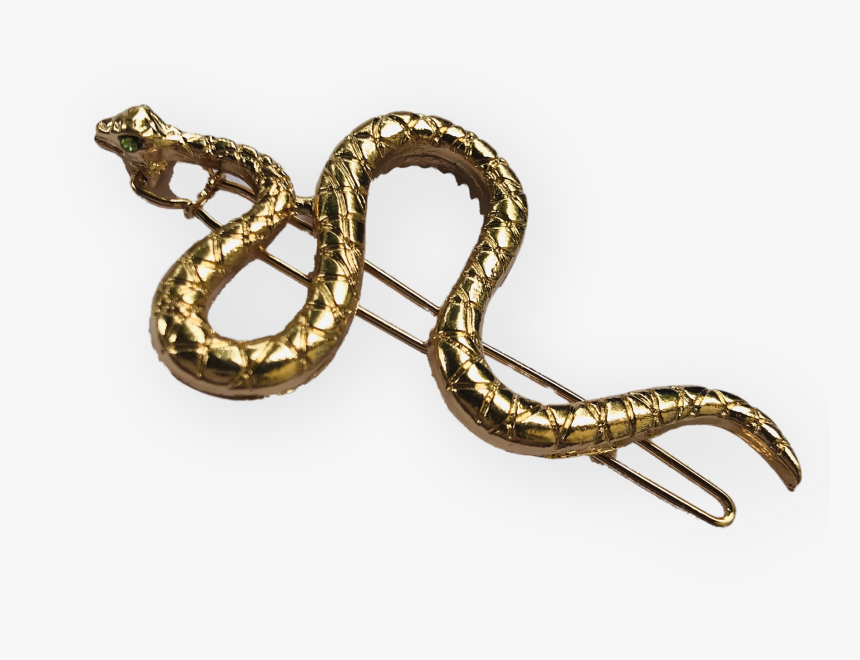 Image Of Gold Snake Hair Clip - Python, HD Png Download, Free Download