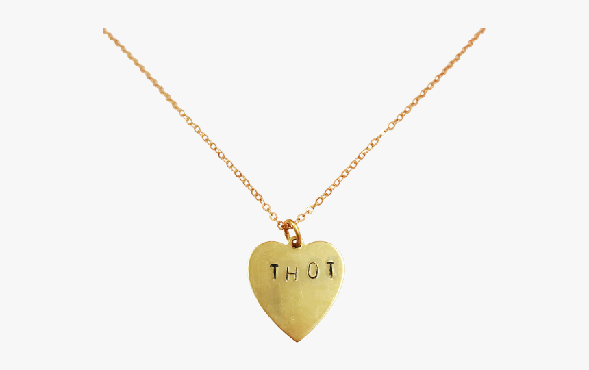 Necklace That Says Thot, HD Png Download, Free Download