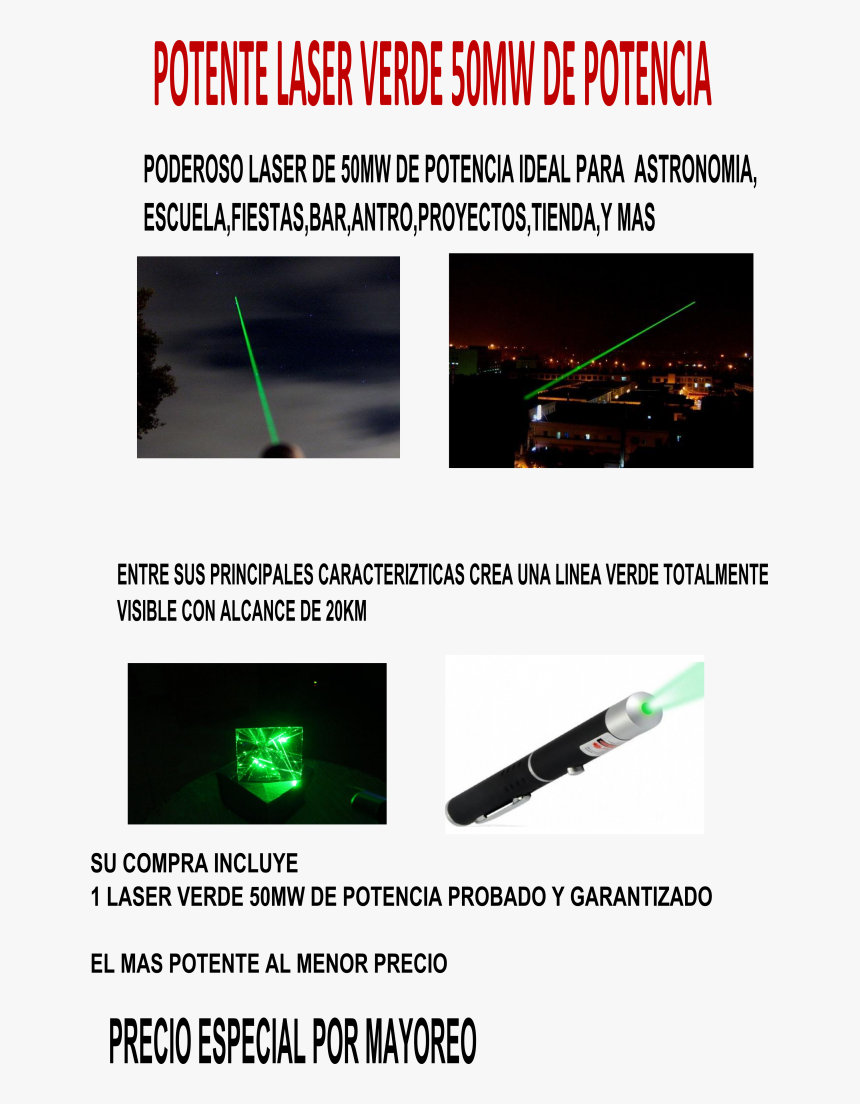 Laser Verde 500mw, HD Png Download, Free Download