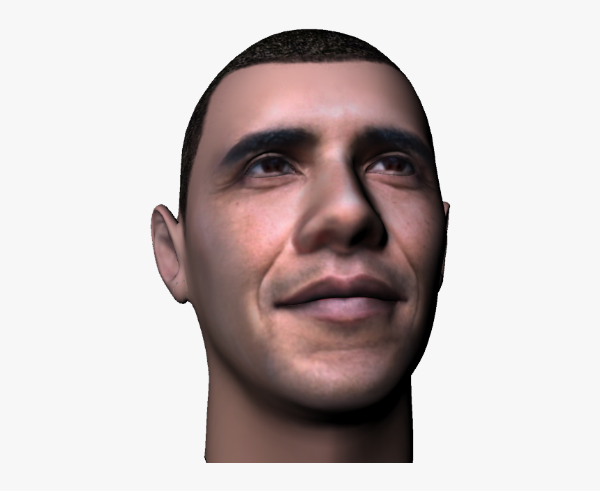 Head Images In Collection - Transparent Png Of Obama, Png Download, Free Download