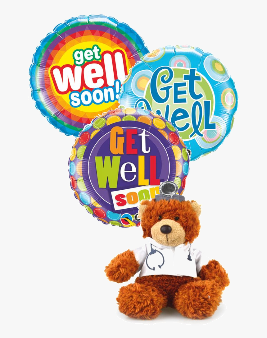 Transparent Orange Balloons Png - Get Well Soon Balloon Png, Png Download, Free Download