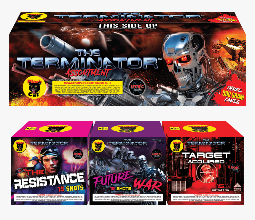 The Terminator Assortment - Black Cat, HD Png Download, Free Download