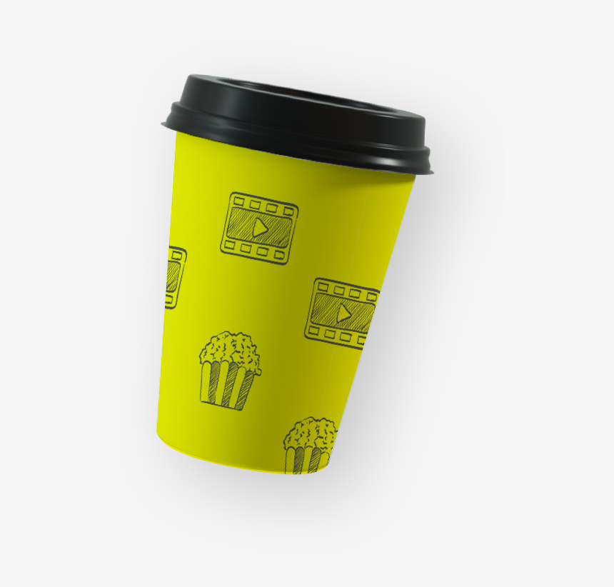 Image Of Yellow Papercup - Coffee Cup, HD Png Download, Free Download