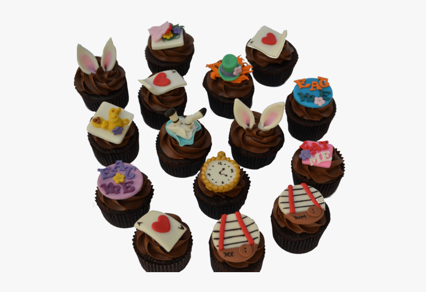 Mad Hatter Cupcakes - Cupcake, HD Png Download, Free Download