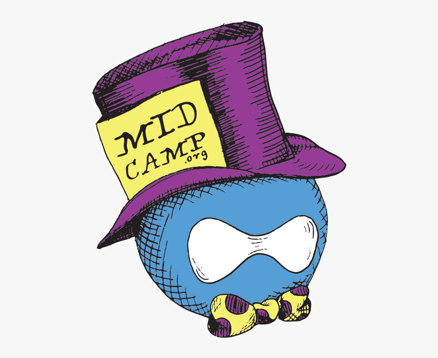 Druplicon Styled As The Mad Hatter From Alice In Wonderland - Drupal Camp, HD Png Download, Free Download