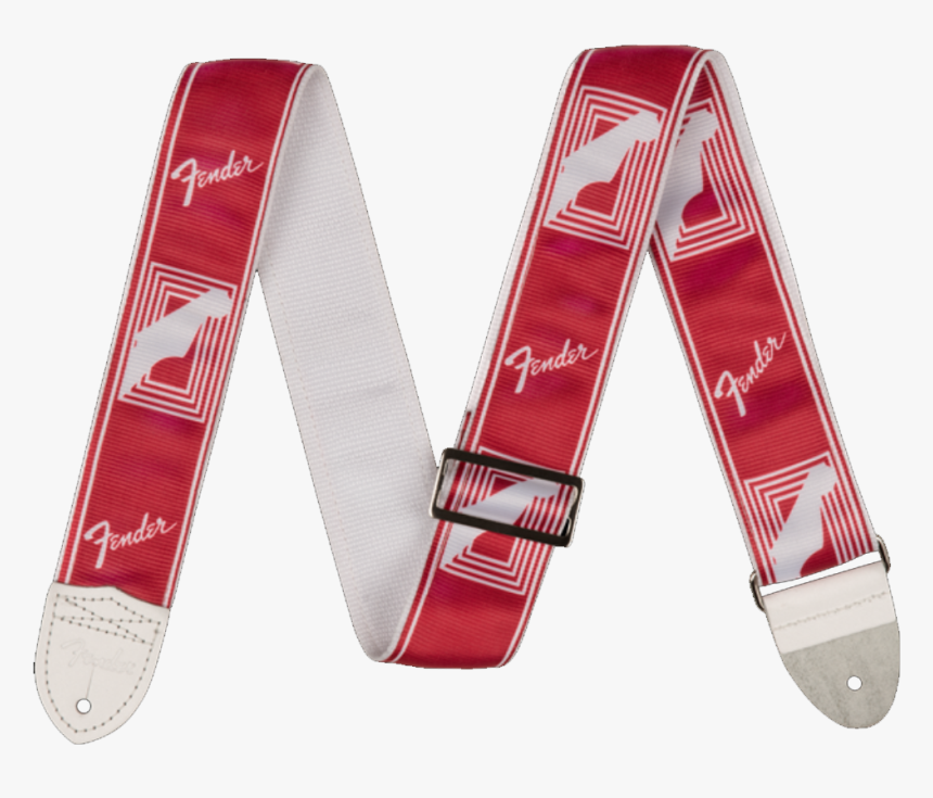 Fender Monogrammed Strap Red, HD Png Download, Free Download