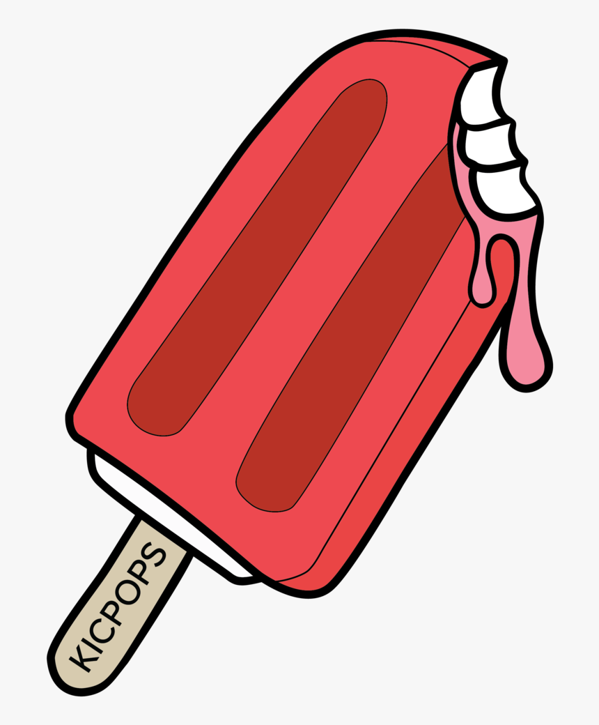 Strawberry Lemonade Popsicle, Watermelon Popsicle, - Cartoon Ice Cream Popsicle, HD Png Download, Free Download