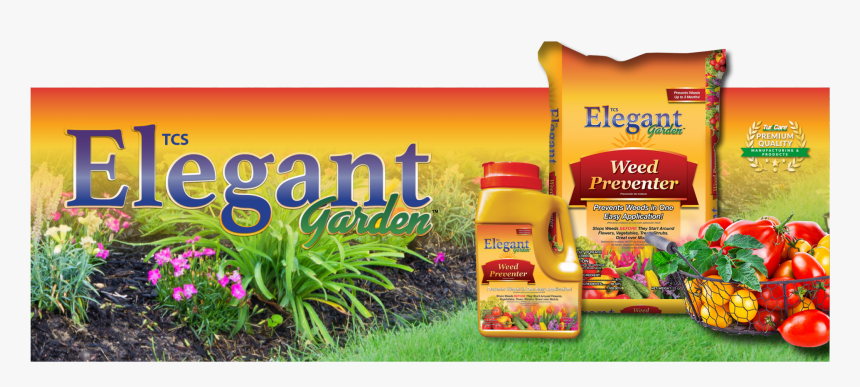 Stops Weeds Before They Start Around Flowers, Vegetables, - Flower, HD Png Download, Free Download
