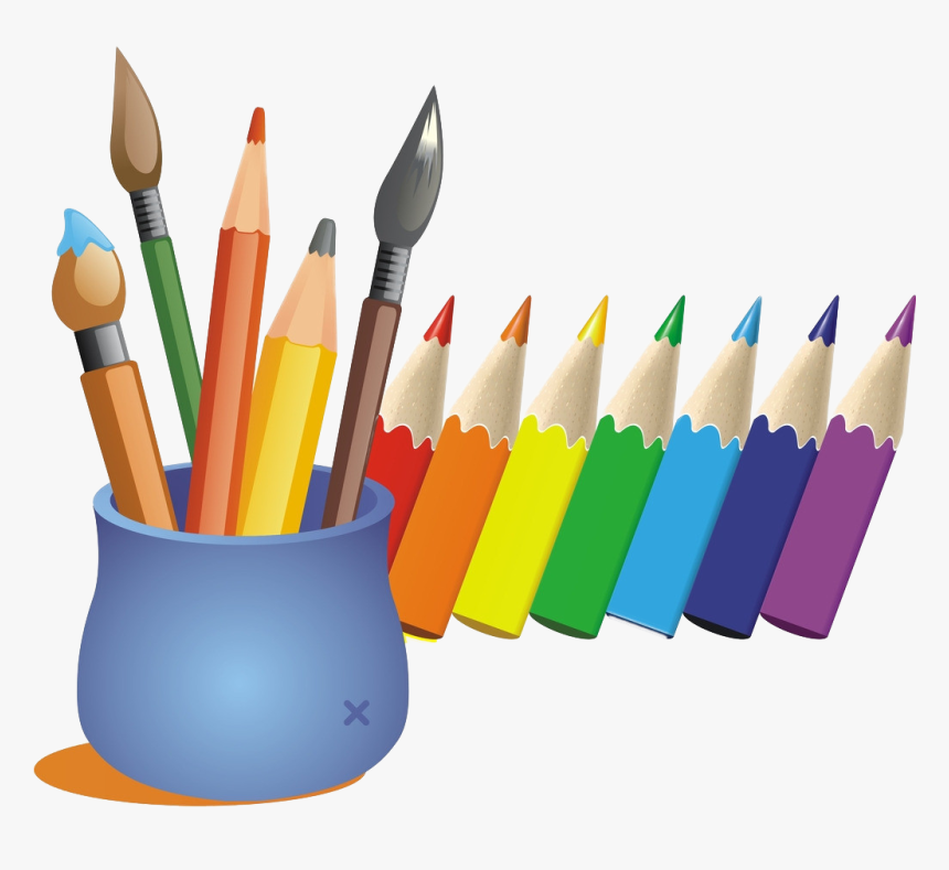 Cartoon Color Pen Transprent - Color Pencil Cartoon Png, Transparent Png, Free Download