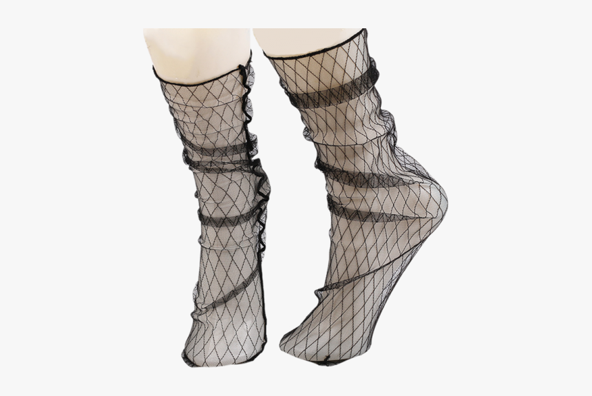 Fish Net Lace Socks - Stocking, HD Png Download, Free Download