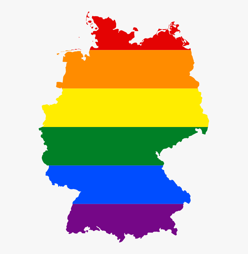 Germany Map Lgbt, HD Png Download, Free Download