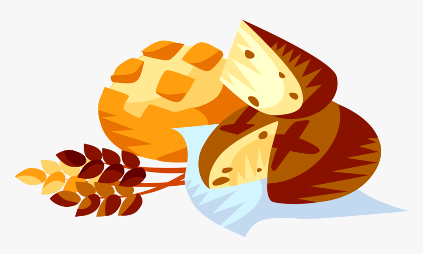 Vector Illustration Of European Cuisine French Baked - Bread Vector Png, Transparent Png, Free Download