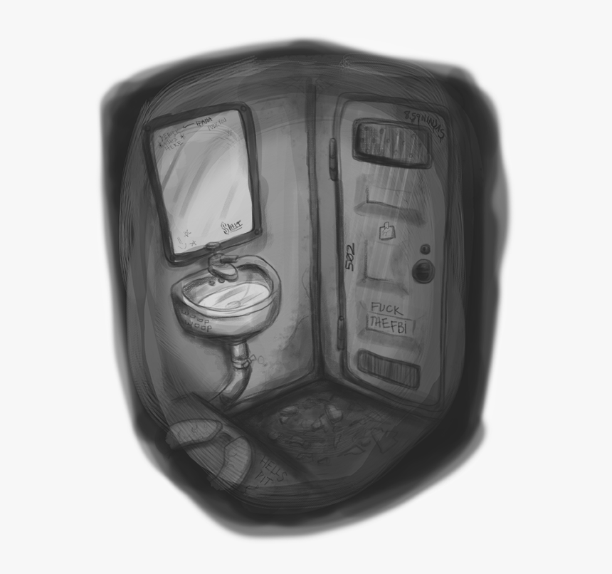 Portapotty-light - Monochrome, HD Png Download, Free Download