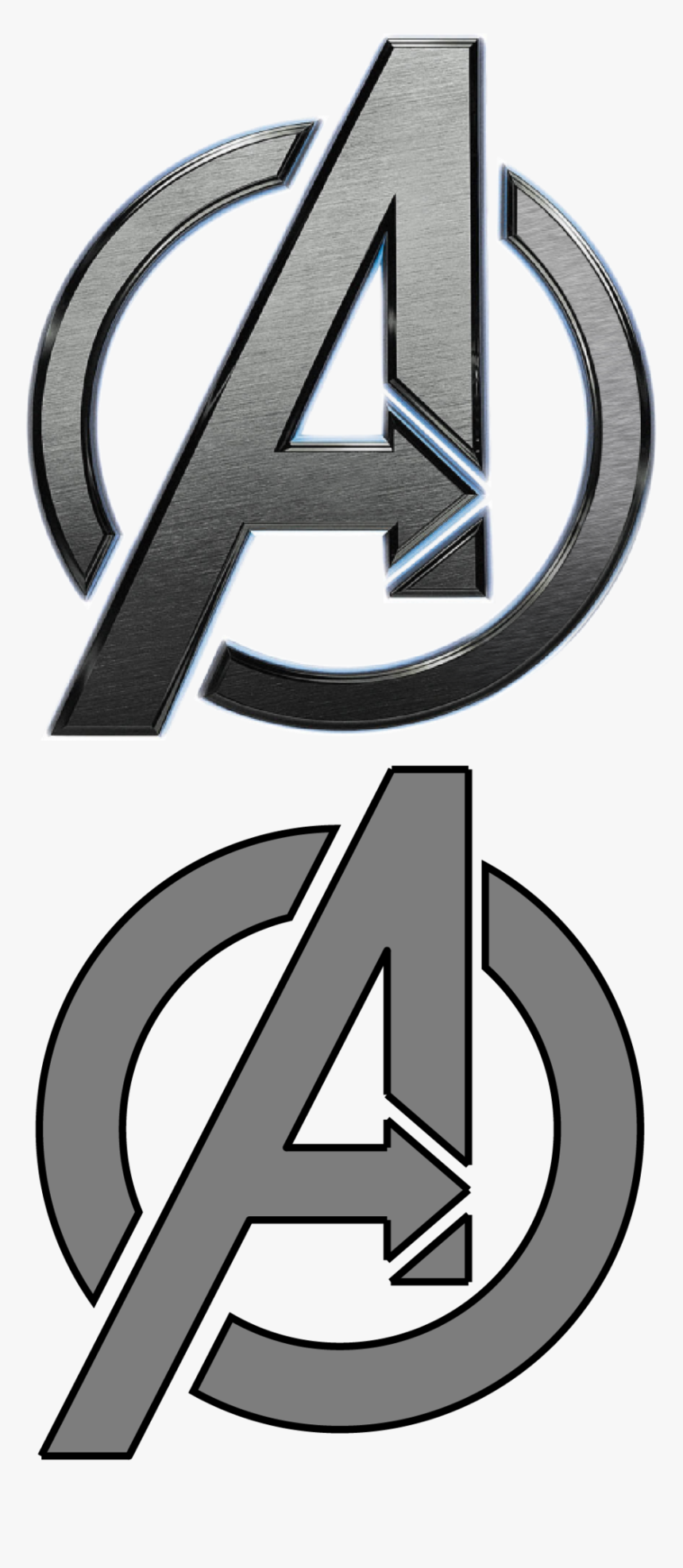 America Marvel Universe Cinematic Thor Black Logo Clipart - Logo Avenger End Game, HD Png Download, Free Download
