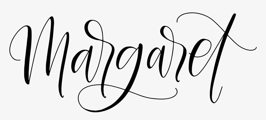 Margaret Calligraphy - Margaret Written In Calligraphy, HD Png Download, Free Download