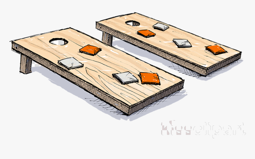 Cornhole Illustration Clipart American Organization - Cornhole Png, Transparent Png, Free Download