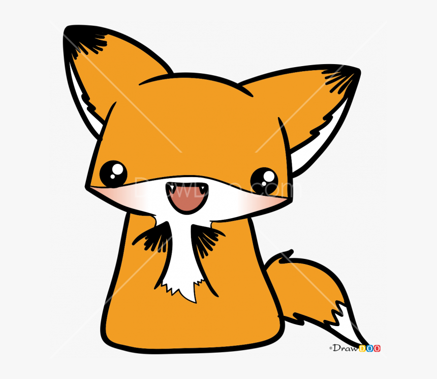 Bratz Drawing Doll Huge Freebie Download For Powerpoint - Cute Kawaii Fox Drawing, HD Png Download, Free Download