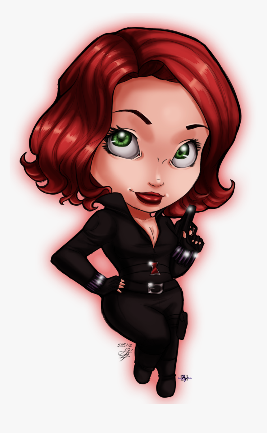 Black Widow Black Widow Marvel, Chibi Characters, Female, HD Png Download, Free Download