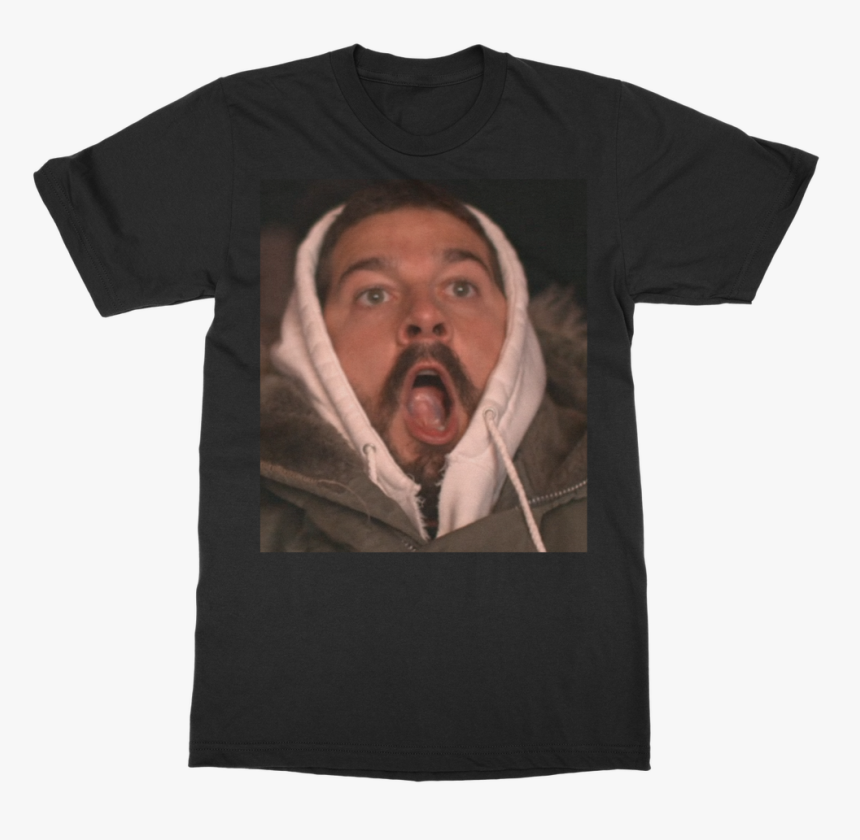 Shia Labeouf ﻿classic Adult T-shirt"
 Class= - Shia Labeouf Meme, HD Png Download, Free Download