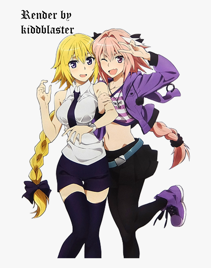 Fate Apocrypha Jeanne And Astolfo, HD Png Download, Free Download