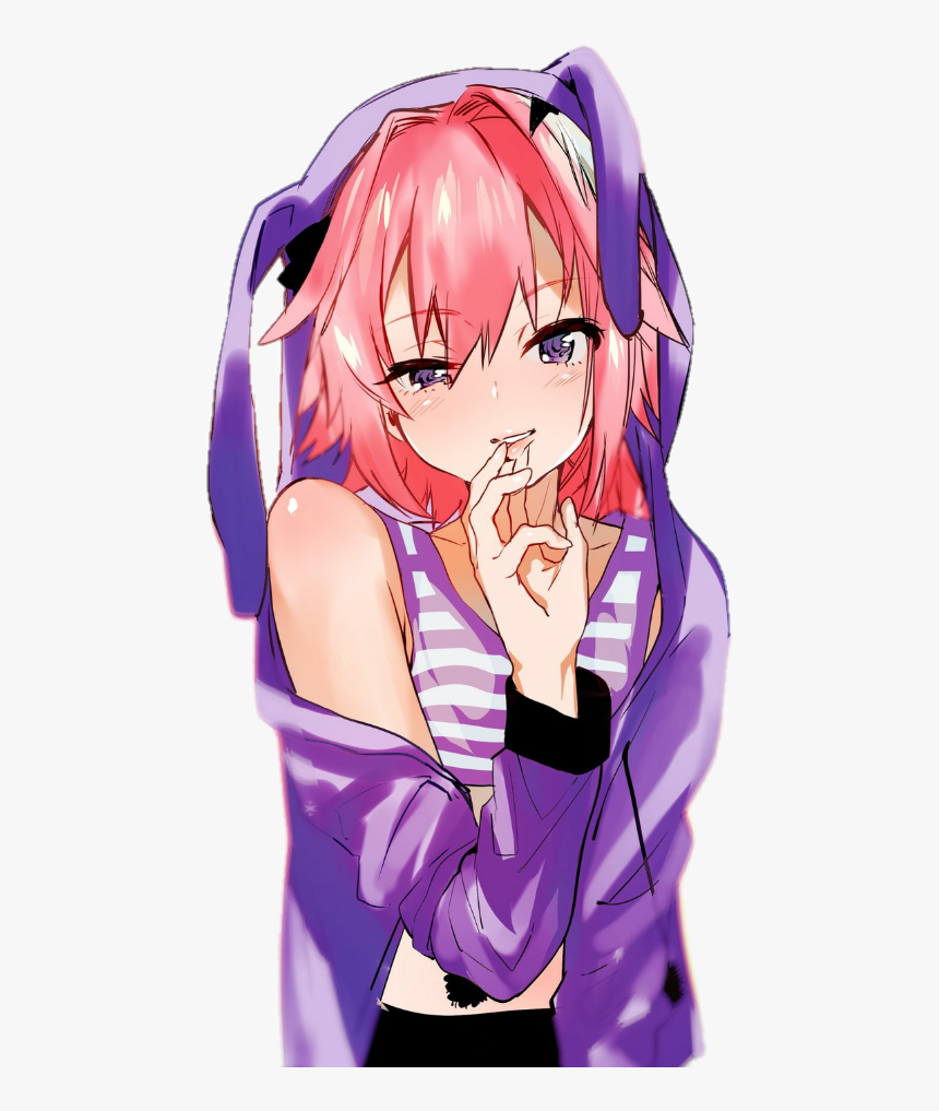 #anime #pink #lgbt #astolfo - Cartoon, HD Png Download, Free Download