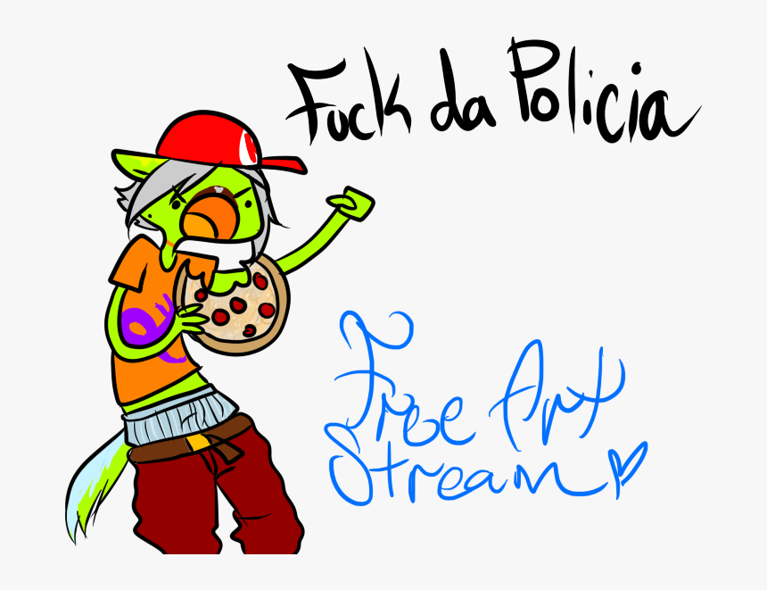 Fuck Da Policia - Cartoon, HD Png Download, Free Download