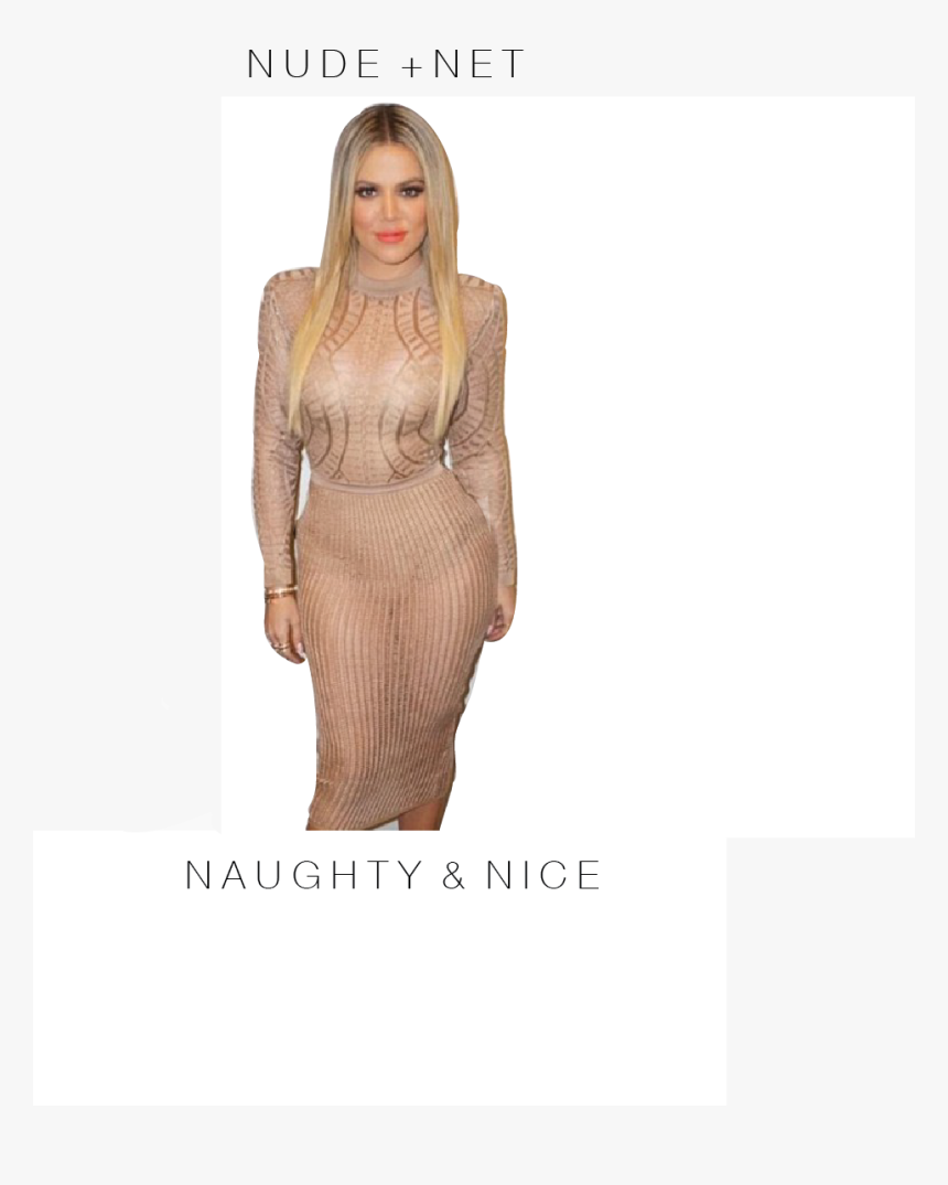 Khloe Kardashian Net Skirt - Gown, HD Png Download, Free Download