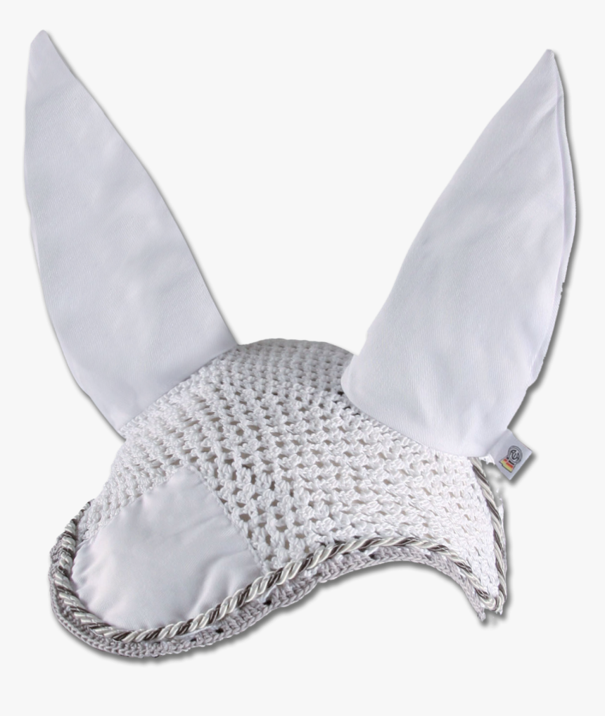 Earwh Ears White Grey - White Ear Bonnet Transparent, HD Png Download, Free Download