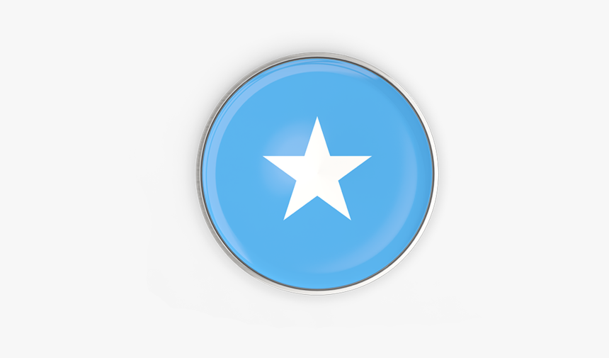 Round Button With Metal Frame - Circle, HD Png Download, Free Download