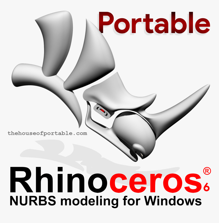 Rhinoceros 6 Portable - Rhinoceros V6, HD Png Download, Free Download