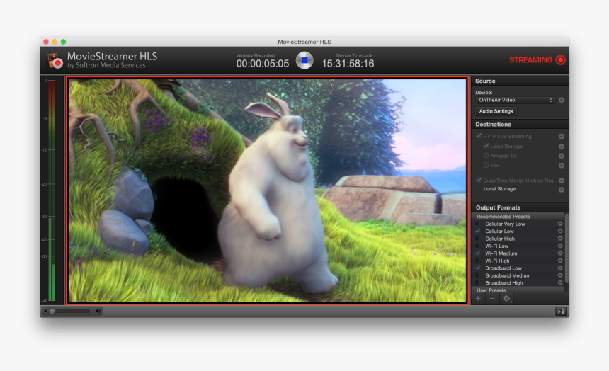 Transparent Streamer Png - Big Buck Bunny, Png Download, Free Download