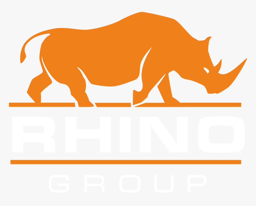 Black Rhinoceros - Rhino Clipart Orange, HD Png Download, Free Download