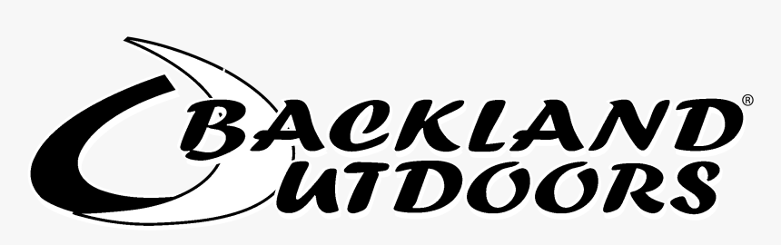 Backland Outdoors Logo Black And White - Calligraphy, HD Png Download, Free Download