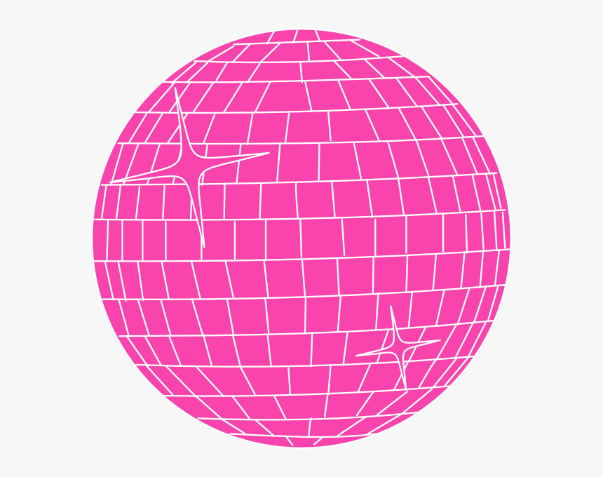 Pink Disco Ball Png - Globe, Transparent Png, Free Download
