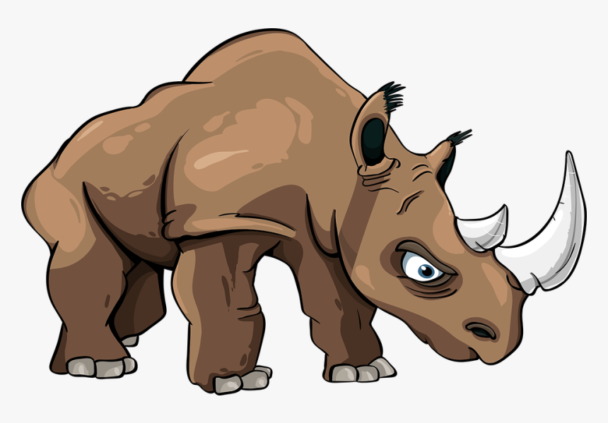 Transparent Rhinoceros Png - Rhino Animated, Png Download, Free Download