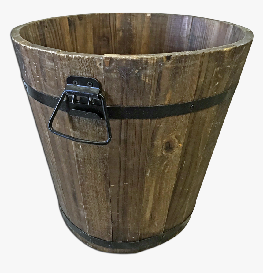 Wooden Bucket Png - Wooden Bucket, Transparent Png, Free Download