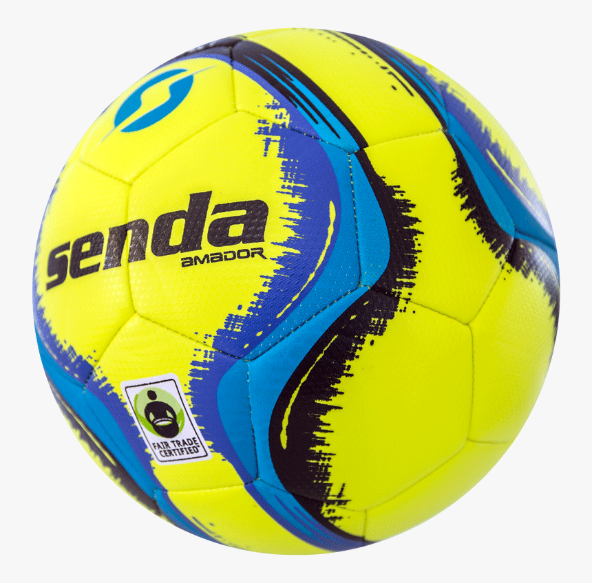 Right Side Of A Yellow And Blue Amador Training Soccer - Ball, HD Png Download, Free Download