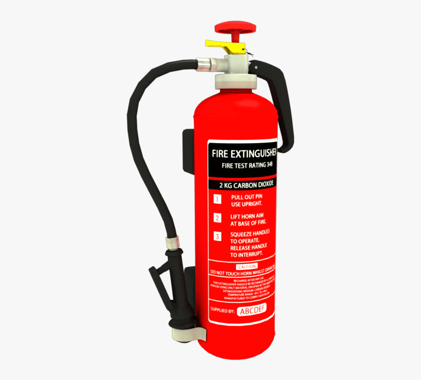 Fire Extinguisher 3d Model - Fire Extinguisher Animated, HD Png Download, Free Download