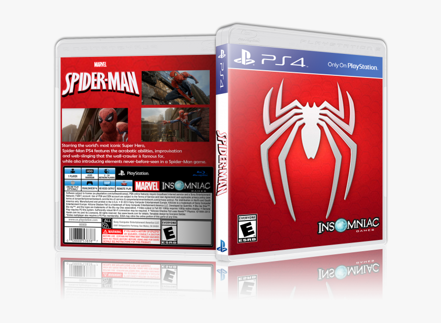 Ps4 Box Art Cover - Spider Man 1 Ps4, HD Png Download, Free Download