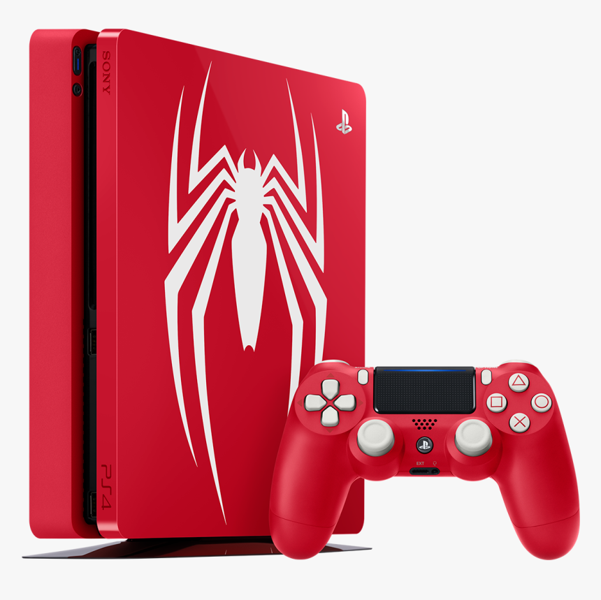 Playstation 4 1tb Marvel"s Spider Man Limited Edition - Ps4 Slim Spiderman Bundle, HD Png Download, Free Download