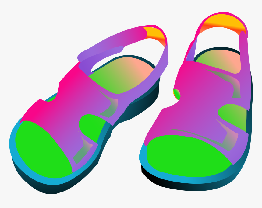 Flip Flop Clipart Chancla - Flip Flops Sandals Clipart, HD Png Download, Free Download