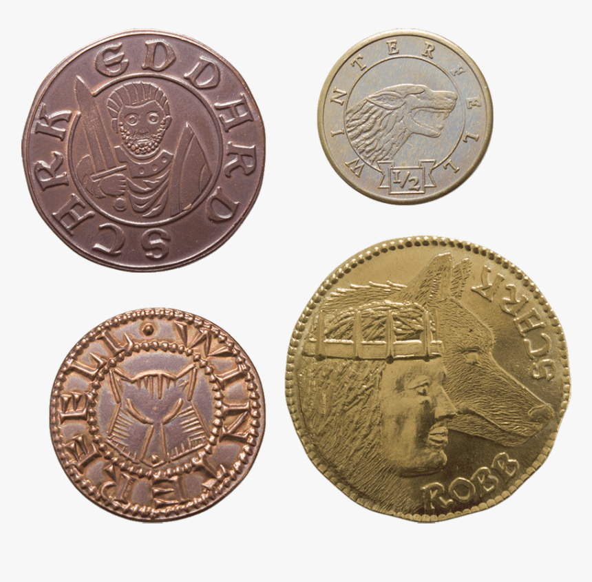 House Stark Coin Set - Game Of Thrones Coins, HD Png Download, Free Download