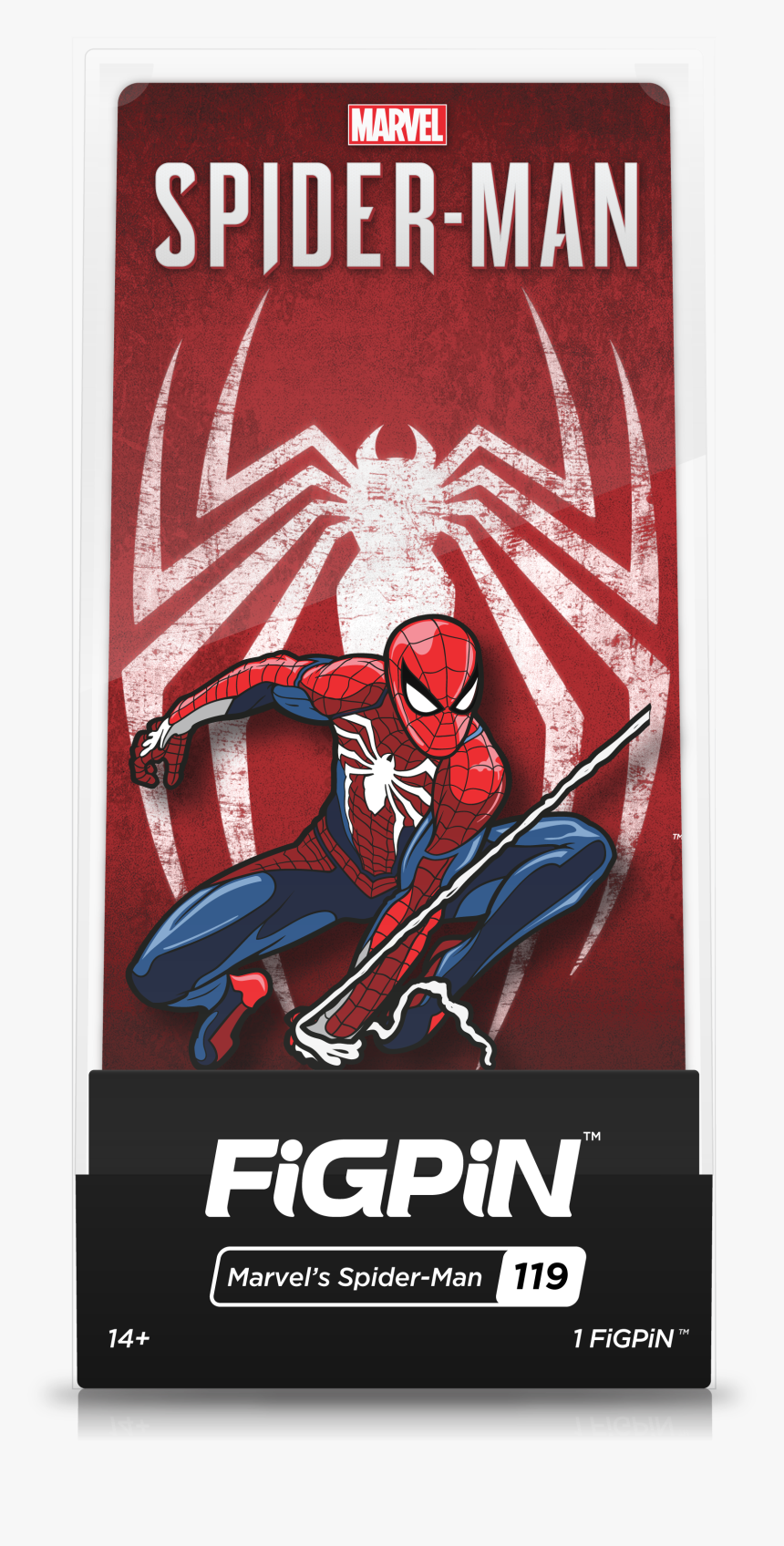 Spider Man Ps4 Figpin , Png Download - Spider Man Ps4 Figpin, Transparent Png, Free Download