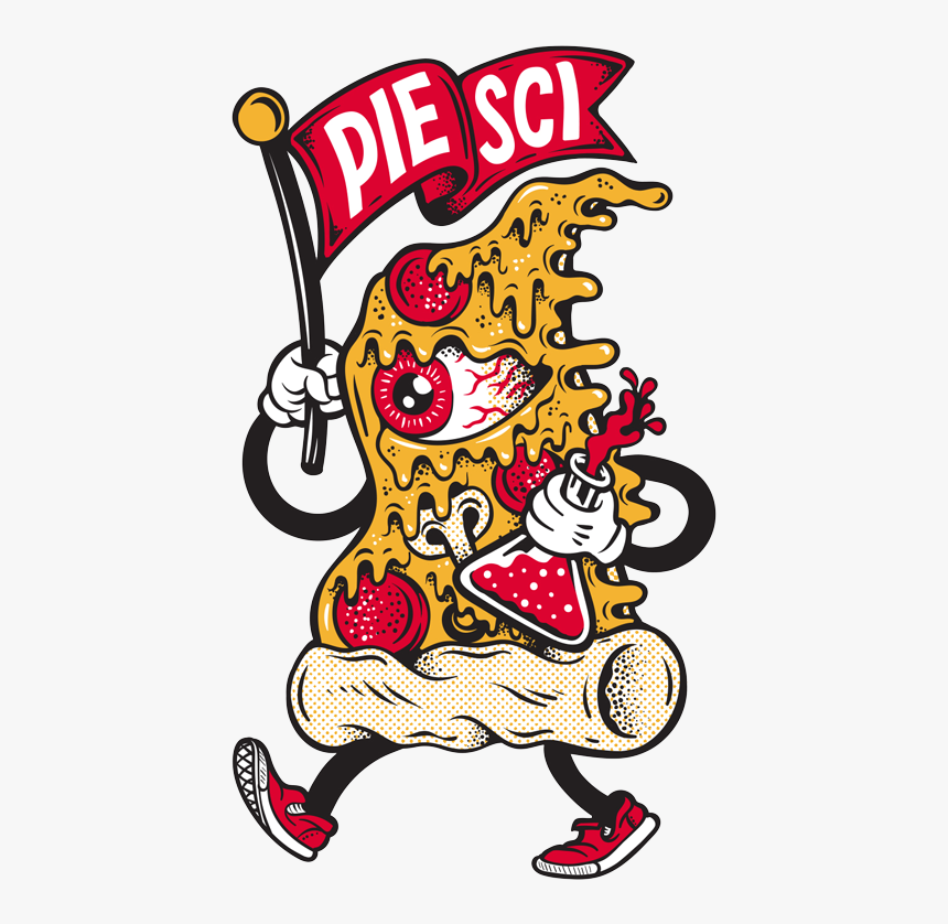 Pie-sci Pizza Sticker - Pie Sci Logo, HD Png Download, Free Download