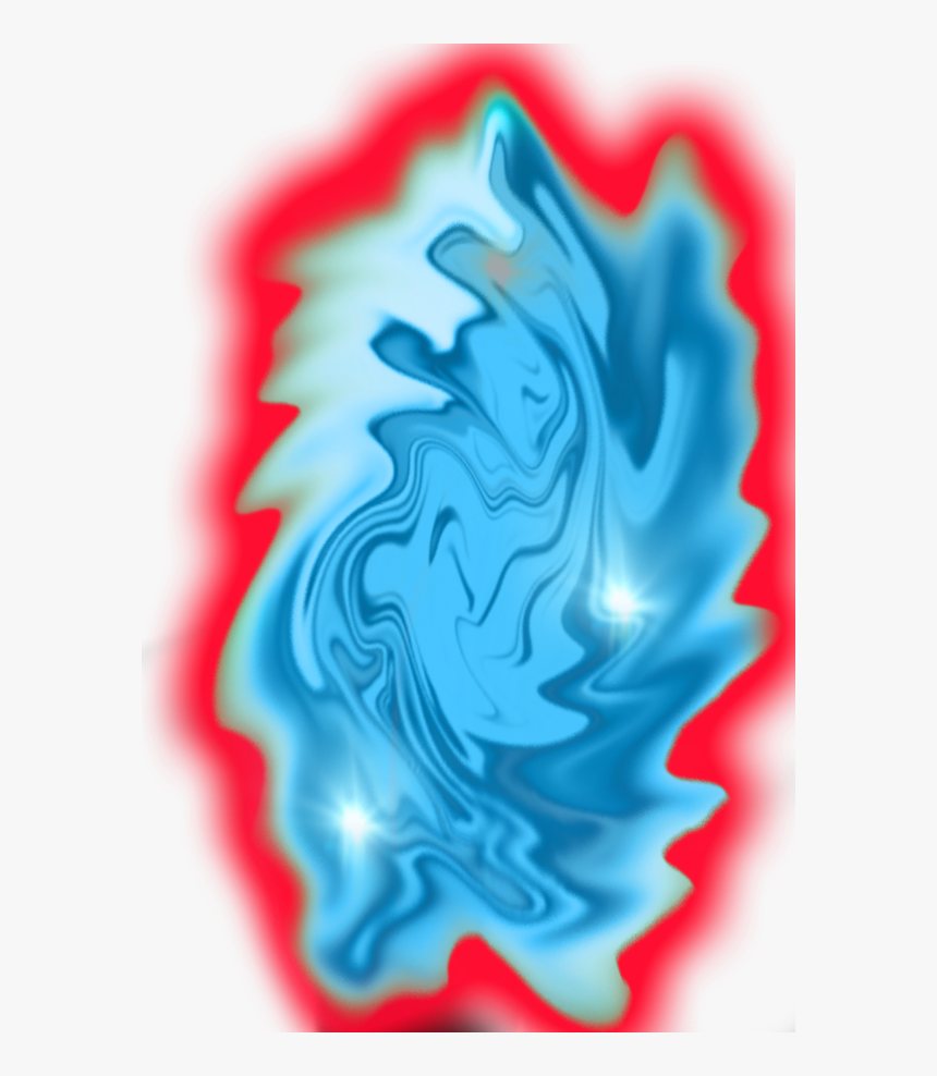 Ssj Kaioken By Gokuxdxdxdz - Aura Goku Blue Png, Transparent Png, Free Download