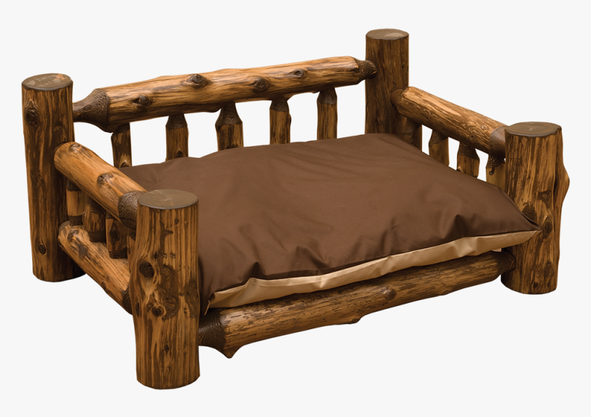 Cedar Log Dog Bed - Cedar Dog Bed, HD Png Download, Free Download