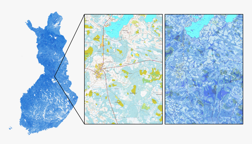 Finland Map Vector, HD Png Download, Free Download