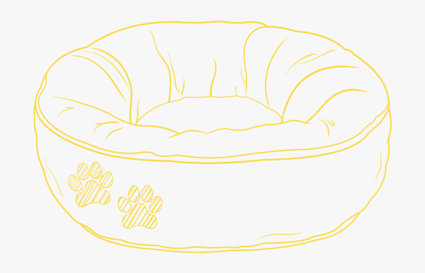 Dog Bed Sketch - Futon Pad, HD Png Download, Free Download