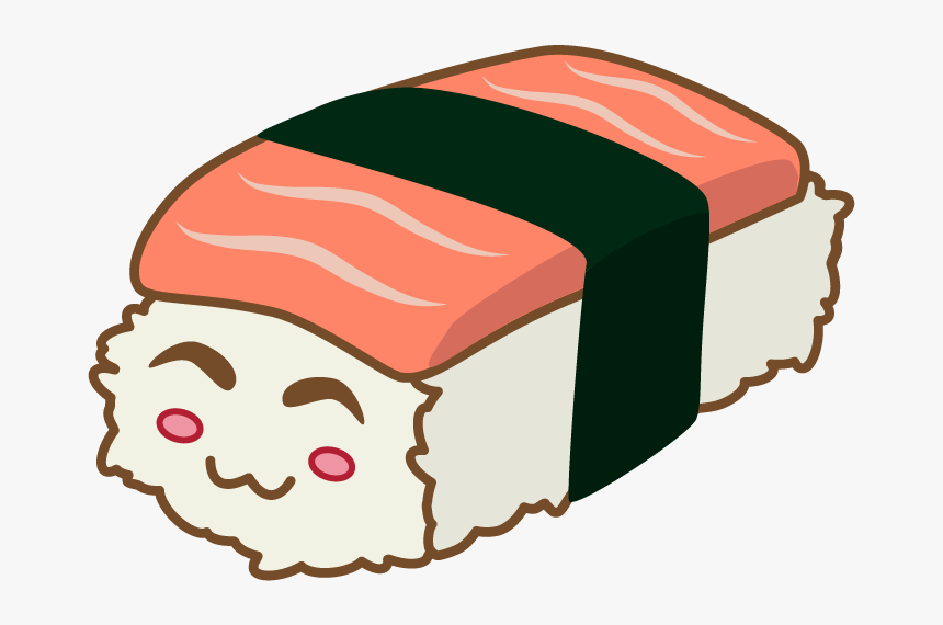 Japan Clipart Sushi - Transparent Japanese Cartoon Food, HD Png Download, Free Download